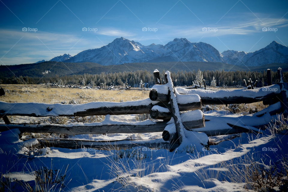 Snow, Lake, Mountain, Landscape, Nature