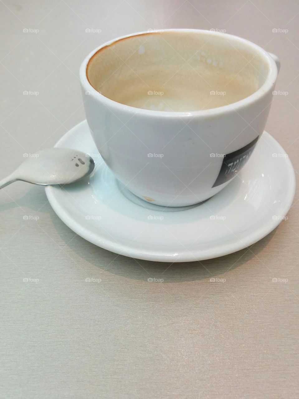 Empty coffee cup