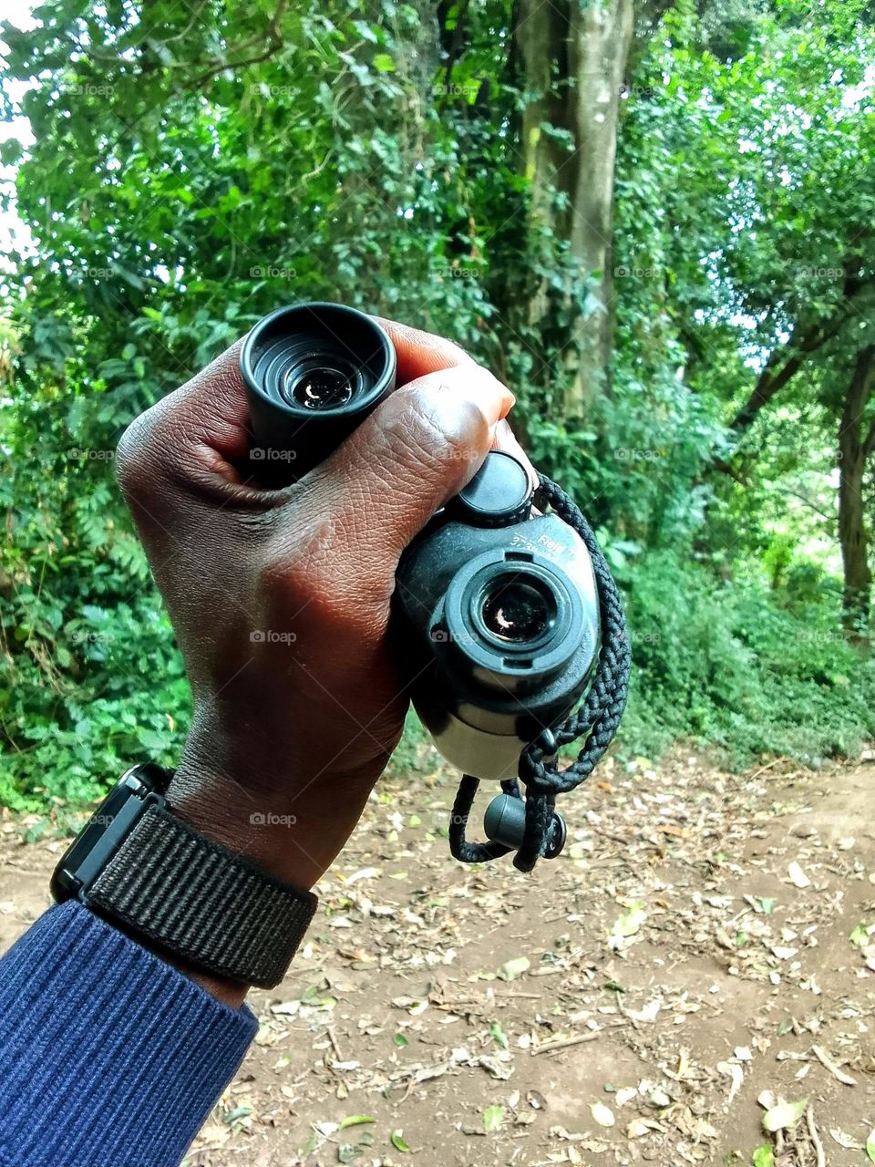 Nature exploring with my gifted binocular! Here is at Tengeru Spring in Arusha Tanzania.