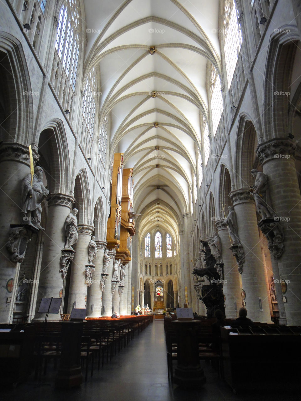 Cathedral of St. Michael and St. Gudula in Brussels, Belgium