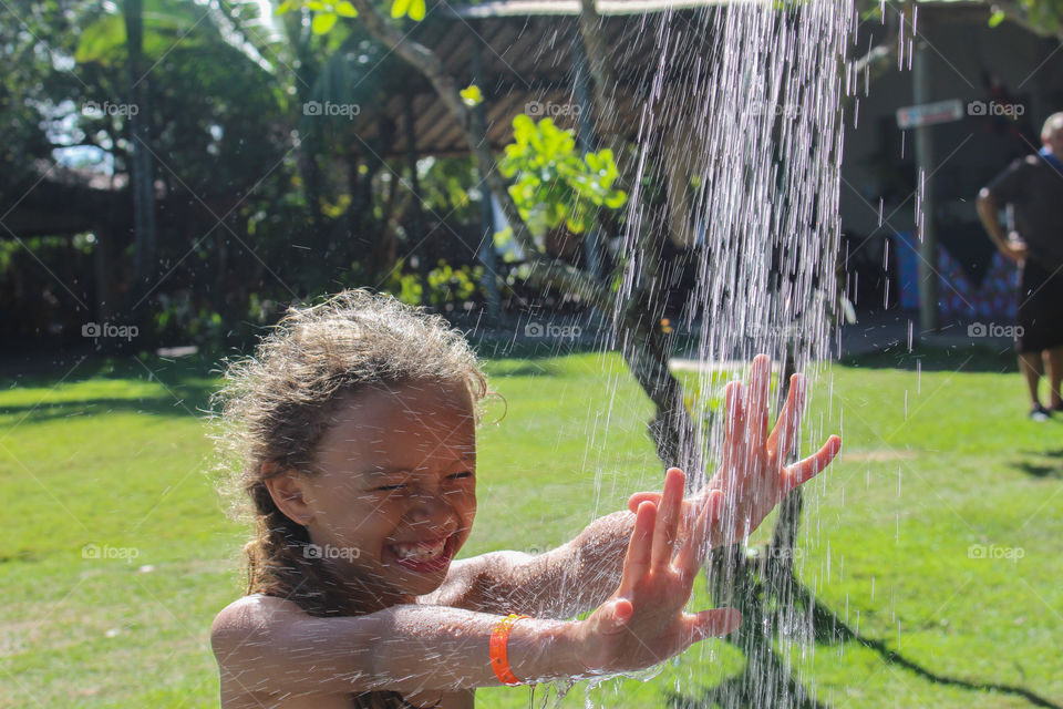 The girl who loves water