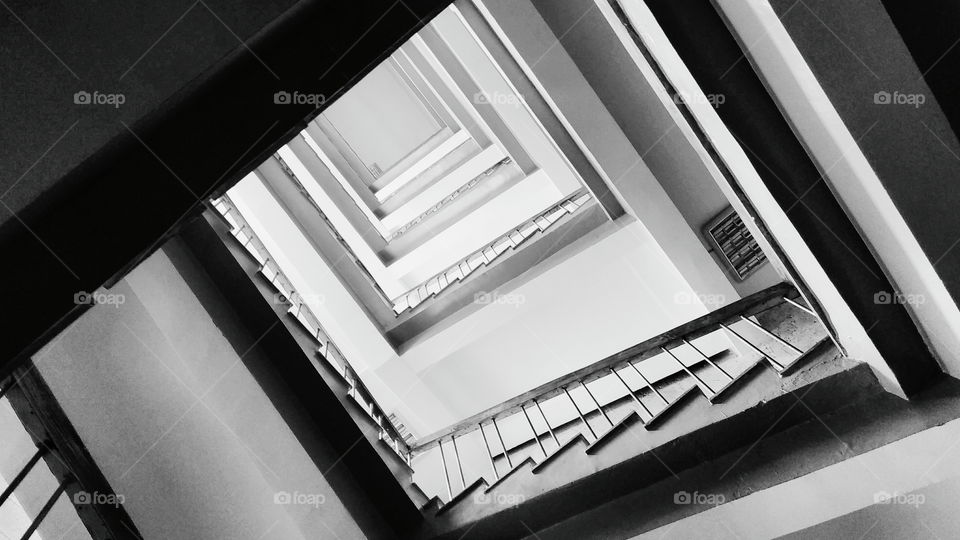 staircase in the building