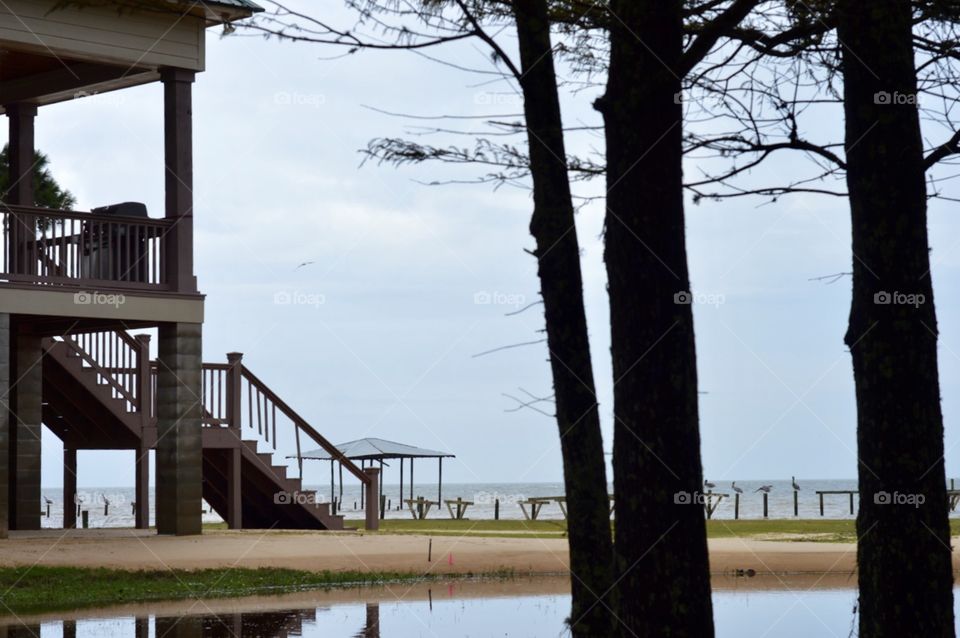 After the flood Mobile Bay Alabama 