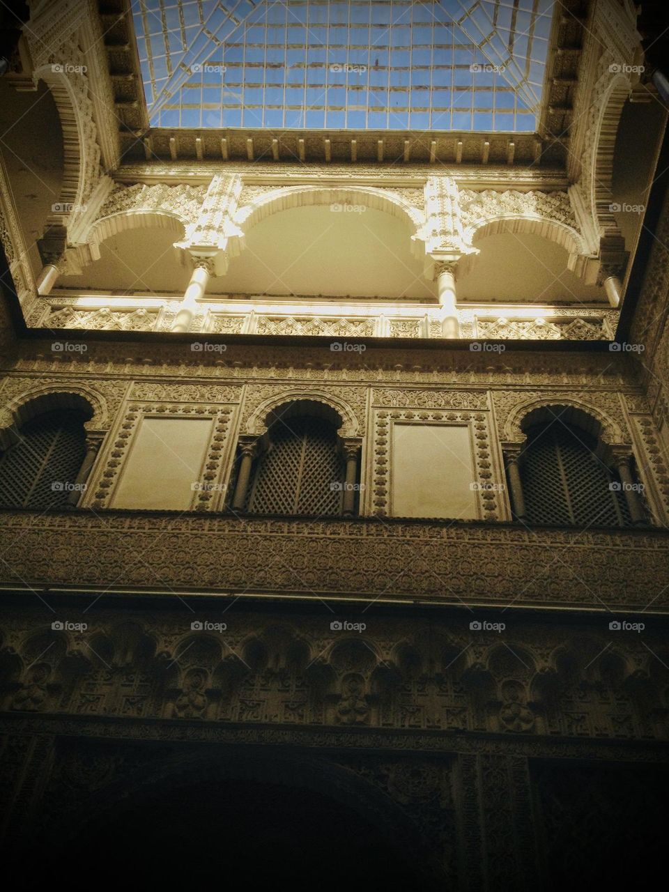 Andalusian style palace, Seville(Spain)