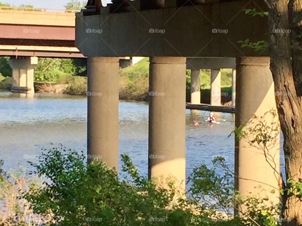Rowing on the Erie Canal 