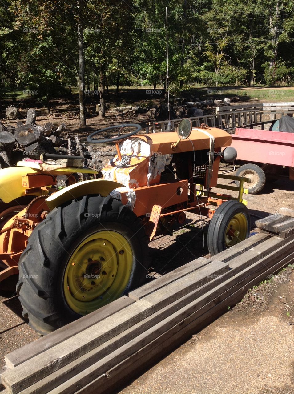 Old Tractor in the Country