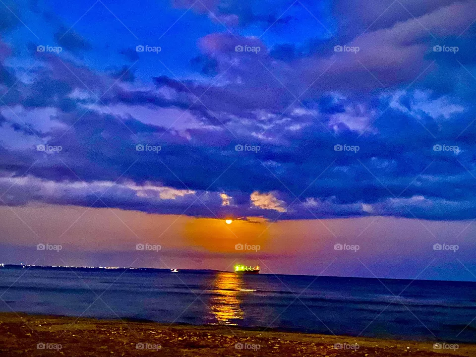 Full blue moon 31 October 2020 My Magic Cyprus Larnaca