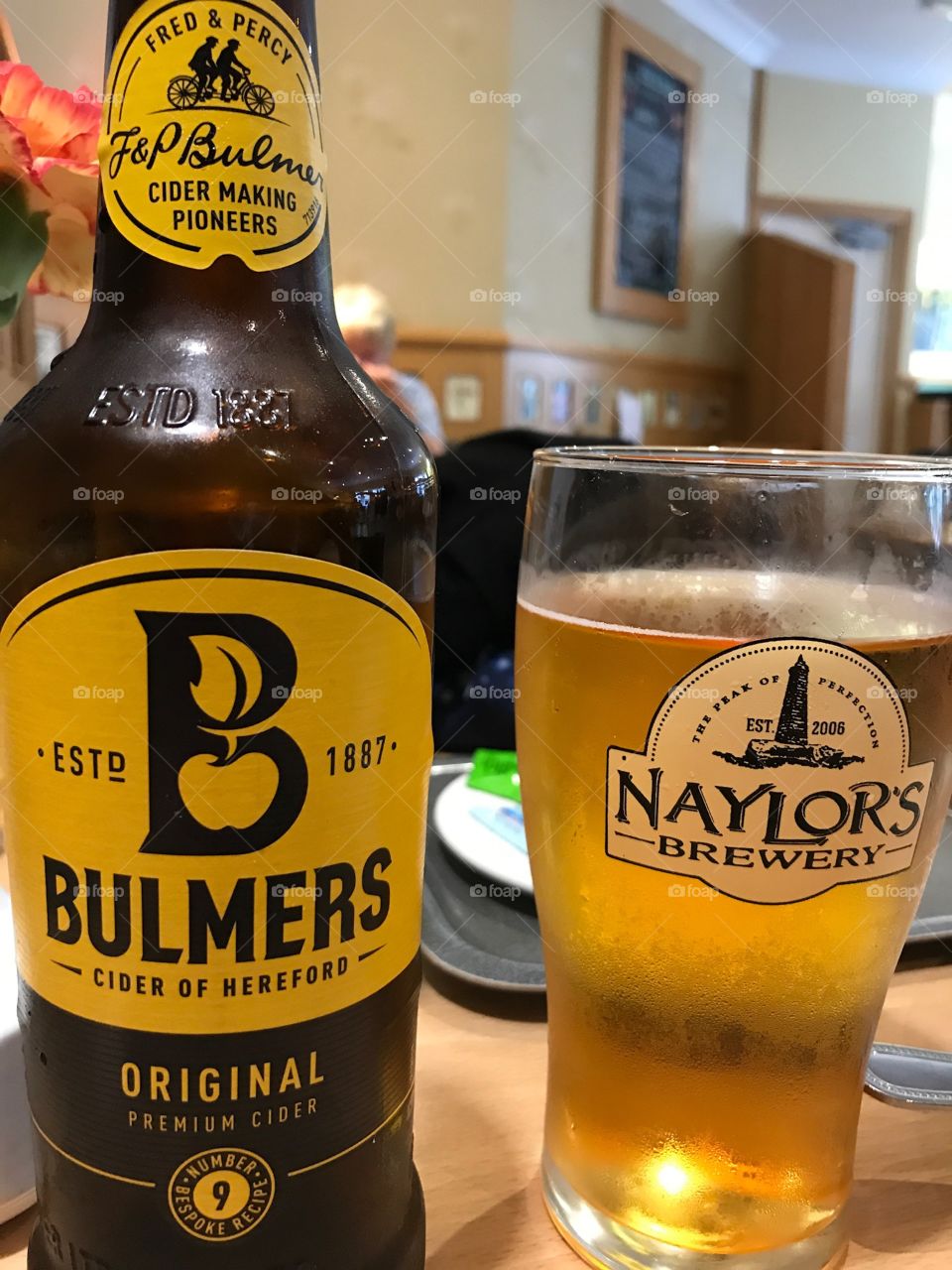 Nothing like a lovely Bulmer’s at the local! 