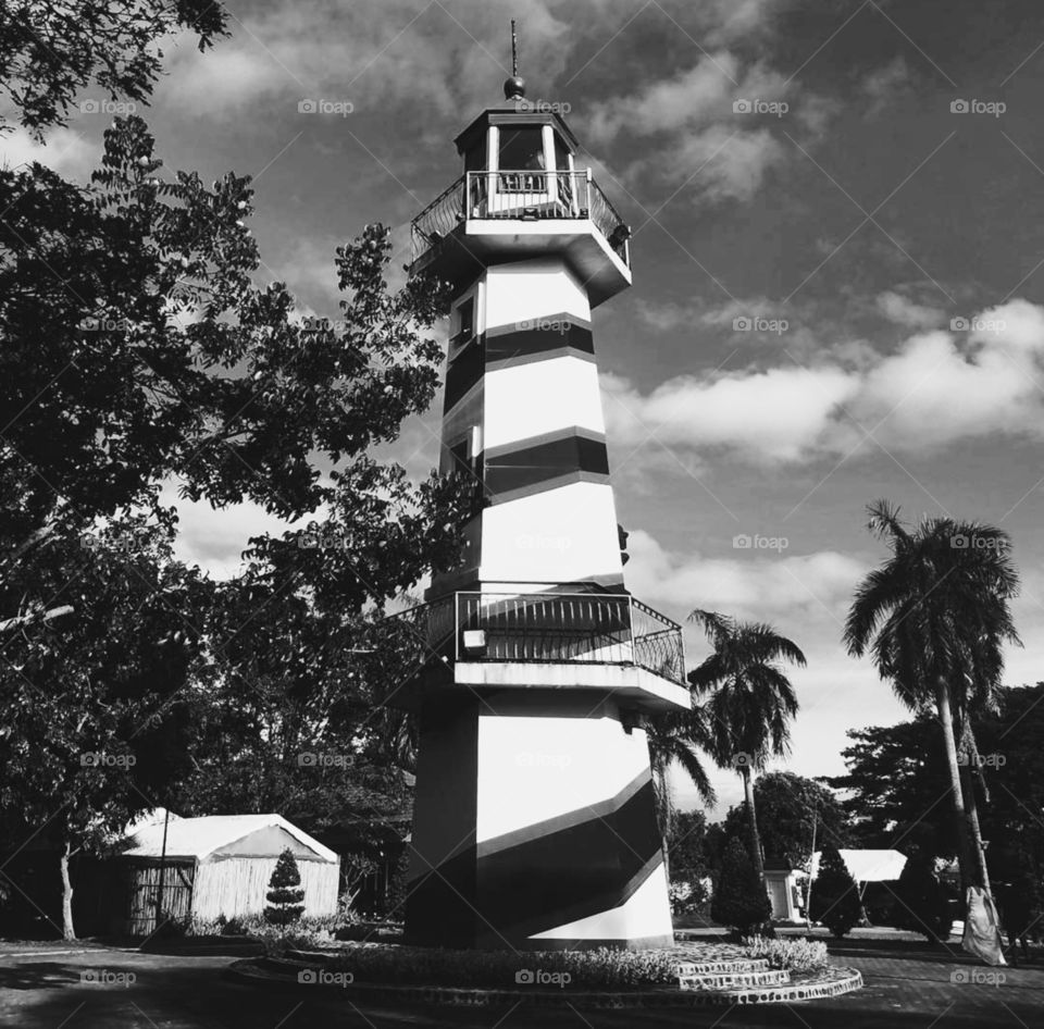 black and white architecture