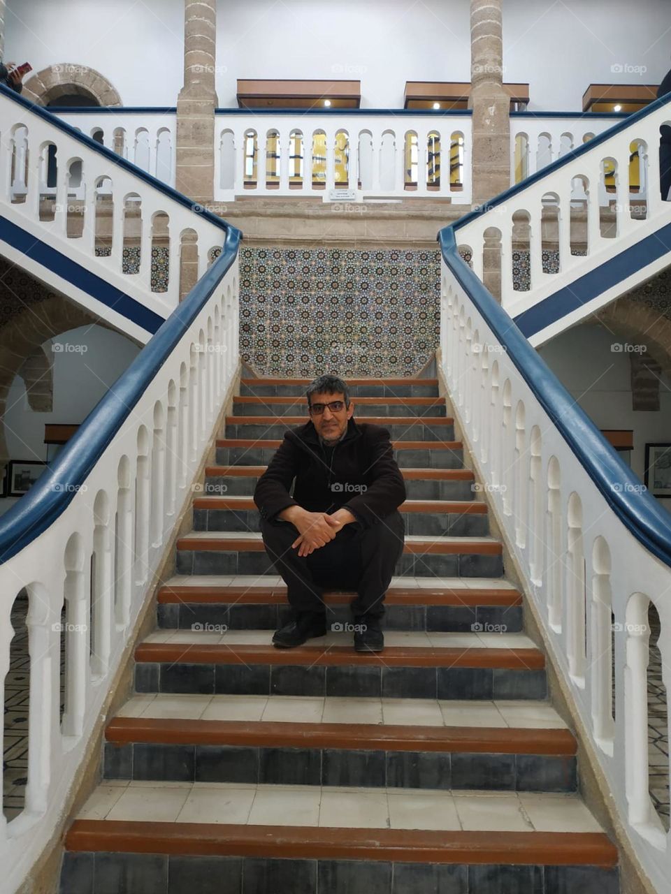 Im sitting in a meusem at essaouira city in Morocco