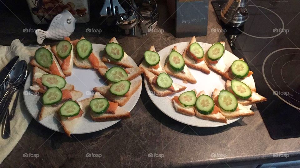 Homemade sandwich men style 
