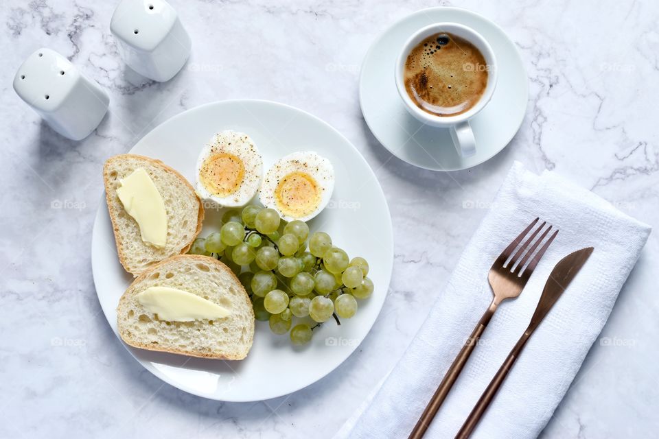 Breakfast on a plate 