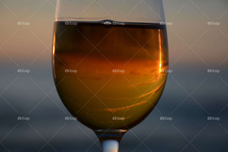 Glass of drink