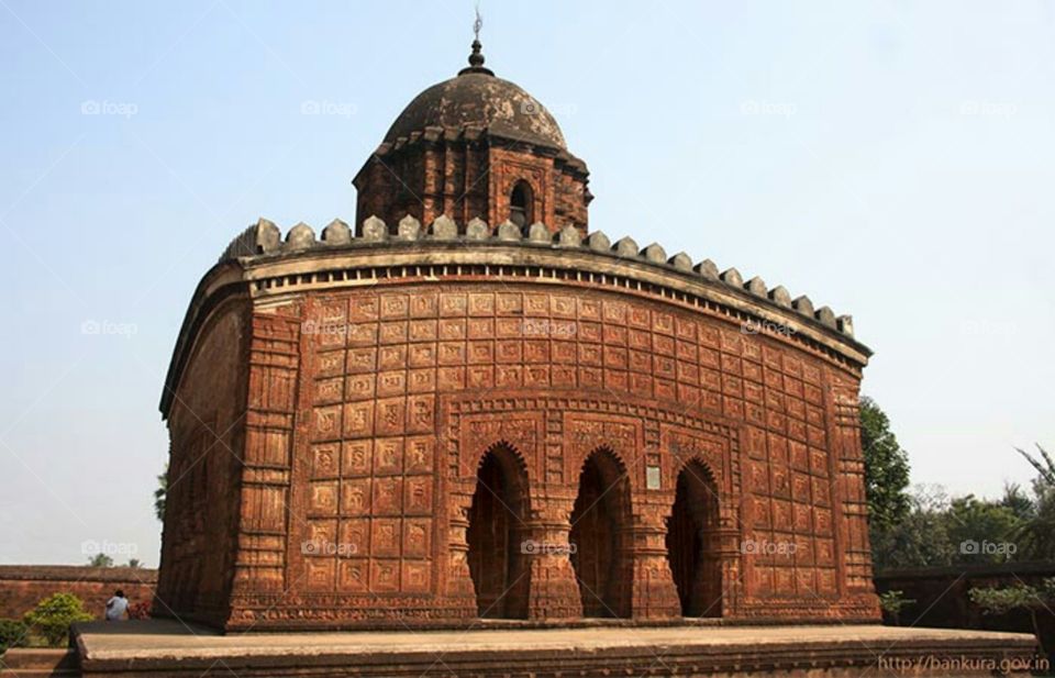 Bishnupur( Bangkura Temple) in West Bengal of India