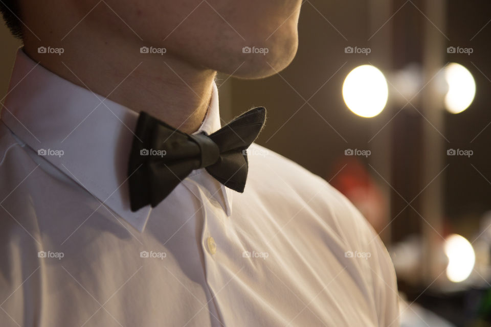 Close-up groom