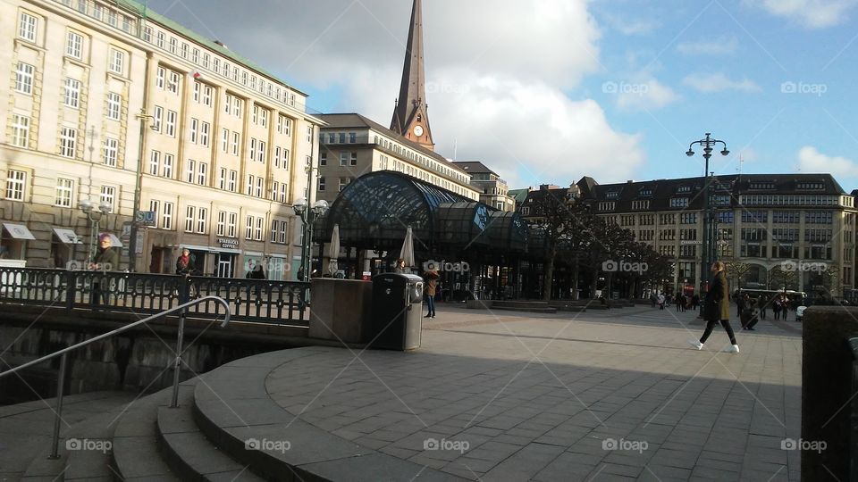 Hamburg Town Square