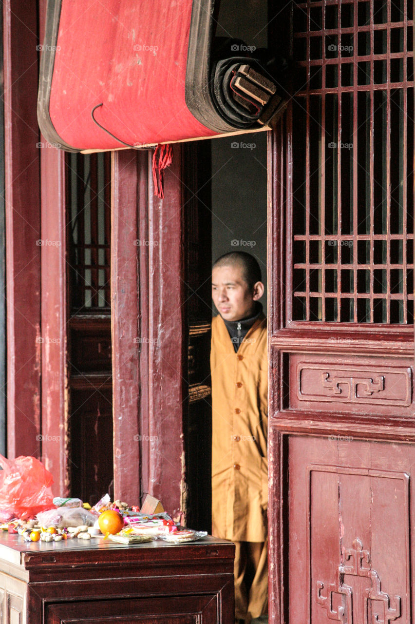 chinese budha monk
