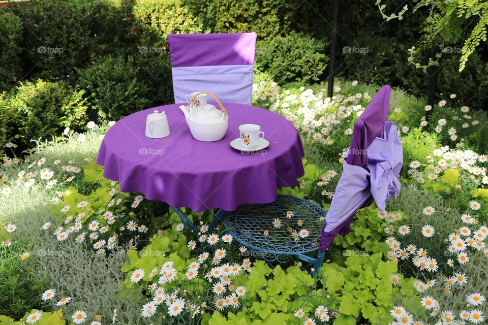 Garden tea party