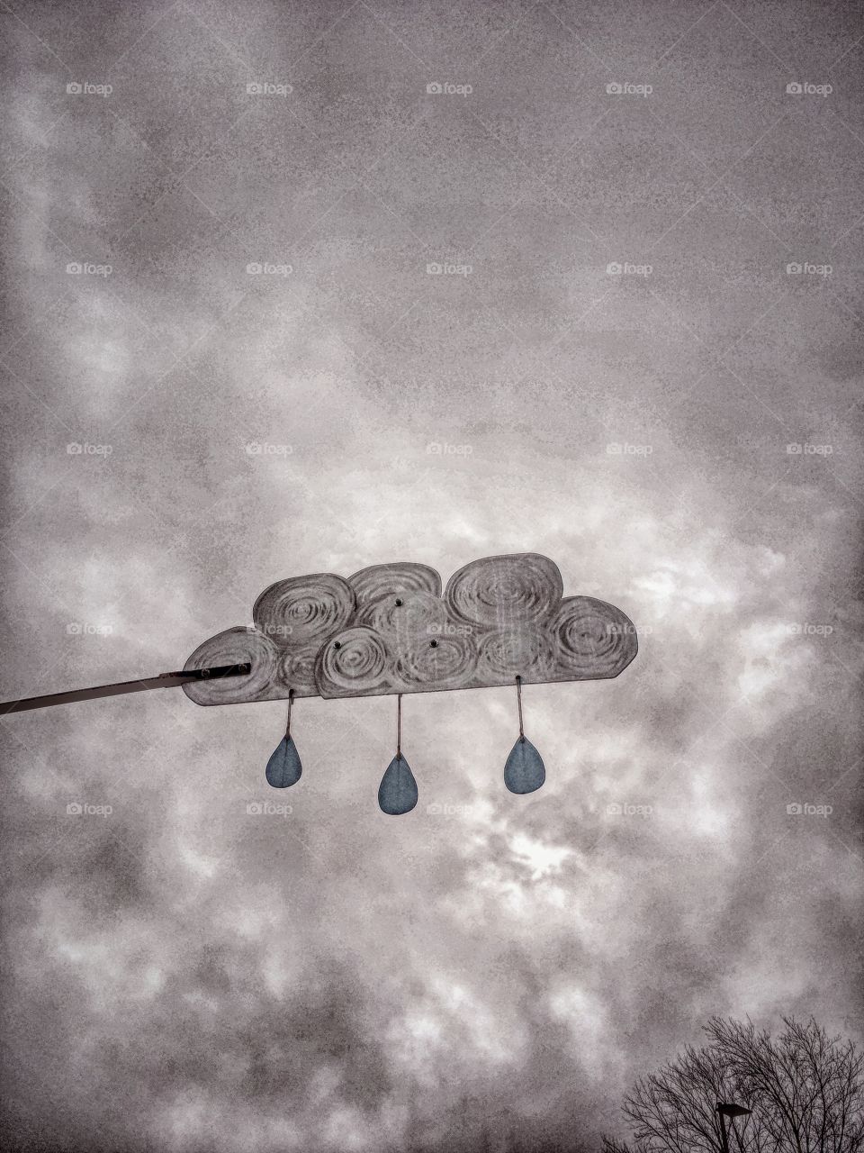 Rain Cloud Sculpture