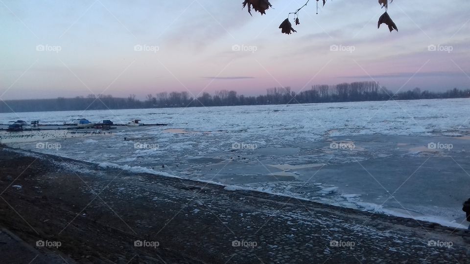 winter on Danube