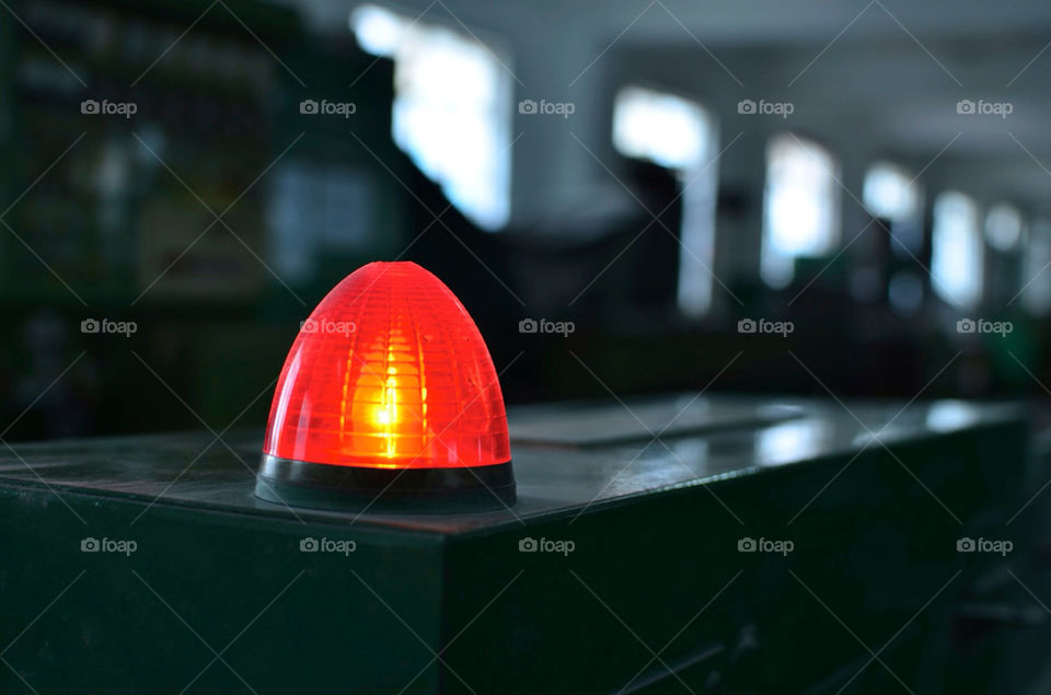 light red orange lamp by hkjohan