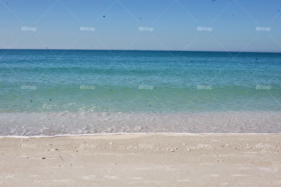 torquious waters. day at the beach