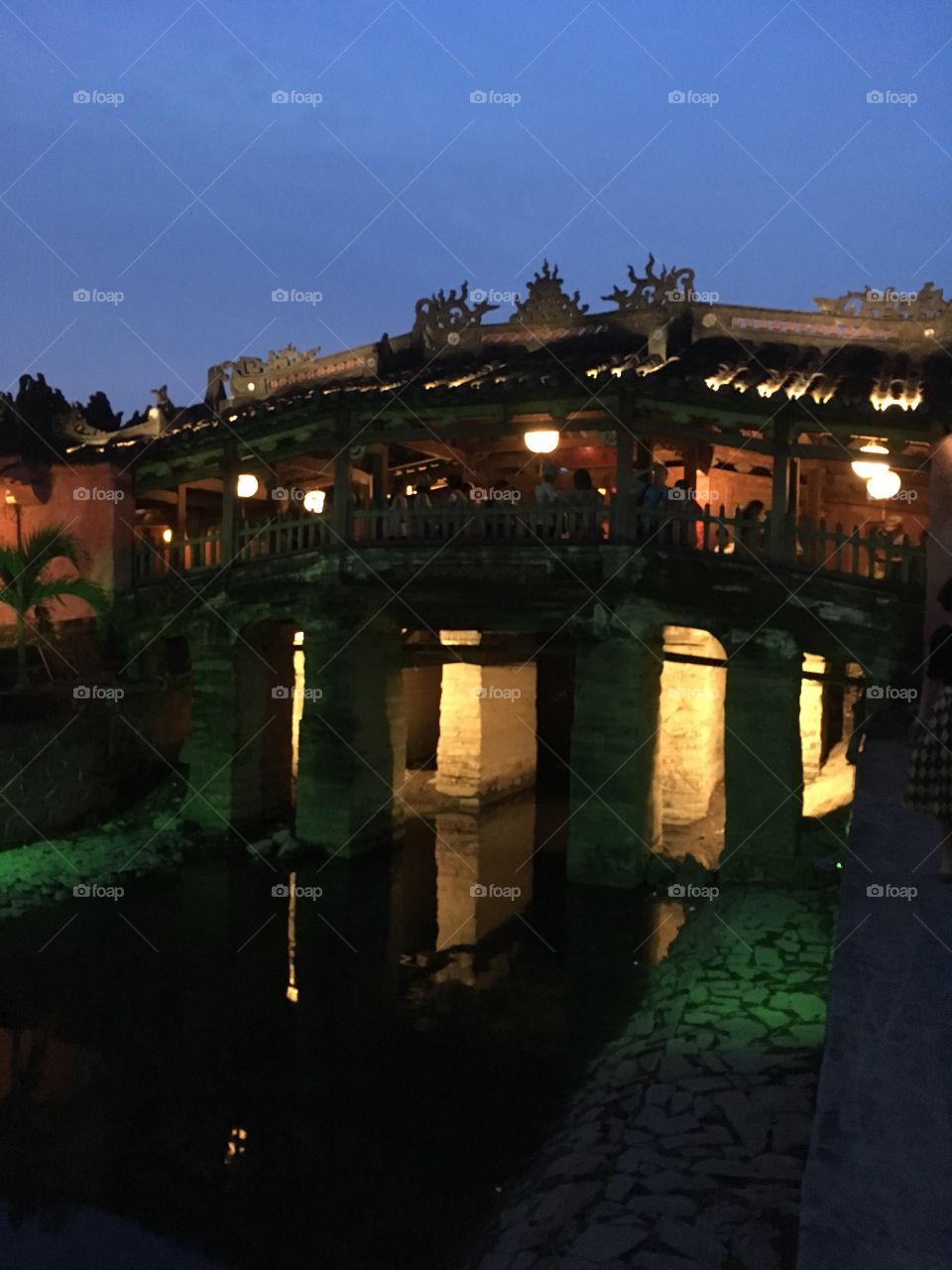 Chinese bridge in Hoi An, Vietnam 