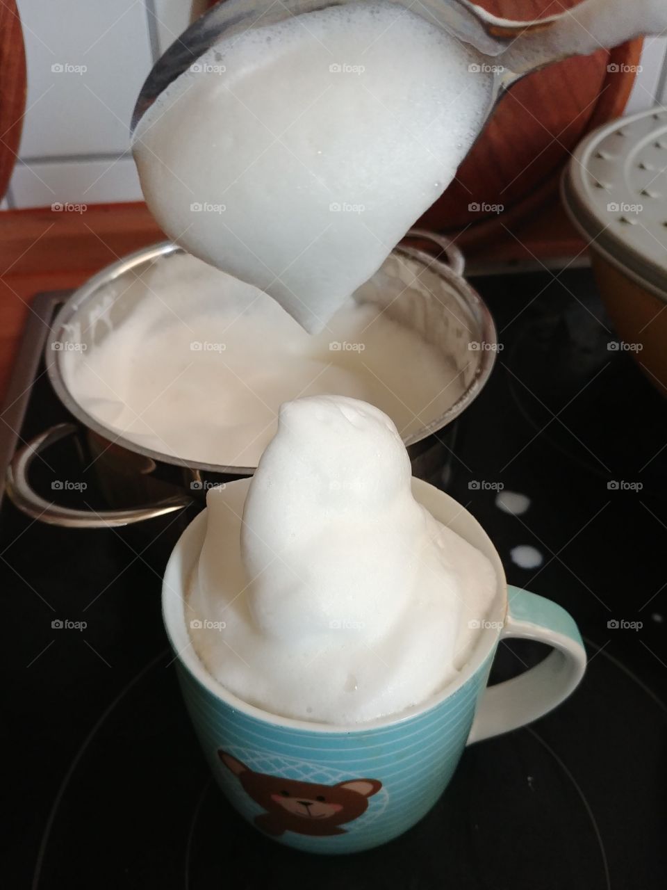 secret coffee milk milch kaffee tasse cup of coffee schaum milchschaum relax ritual cream