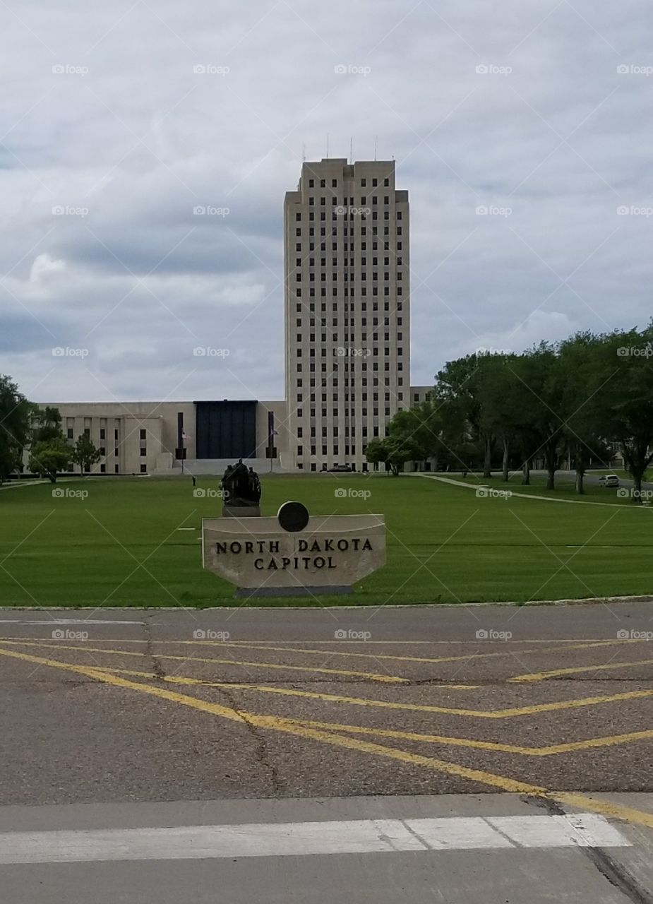 Capital building in Bismarck, North Dakota 