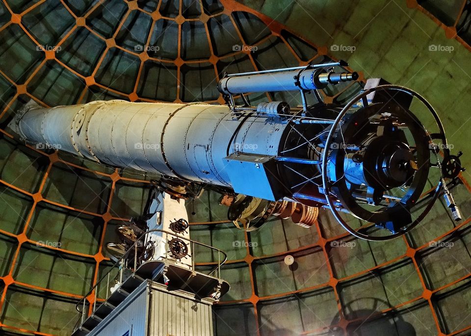Astronomy Telescope. Very Large Telescope In An Astronomical Observatory
