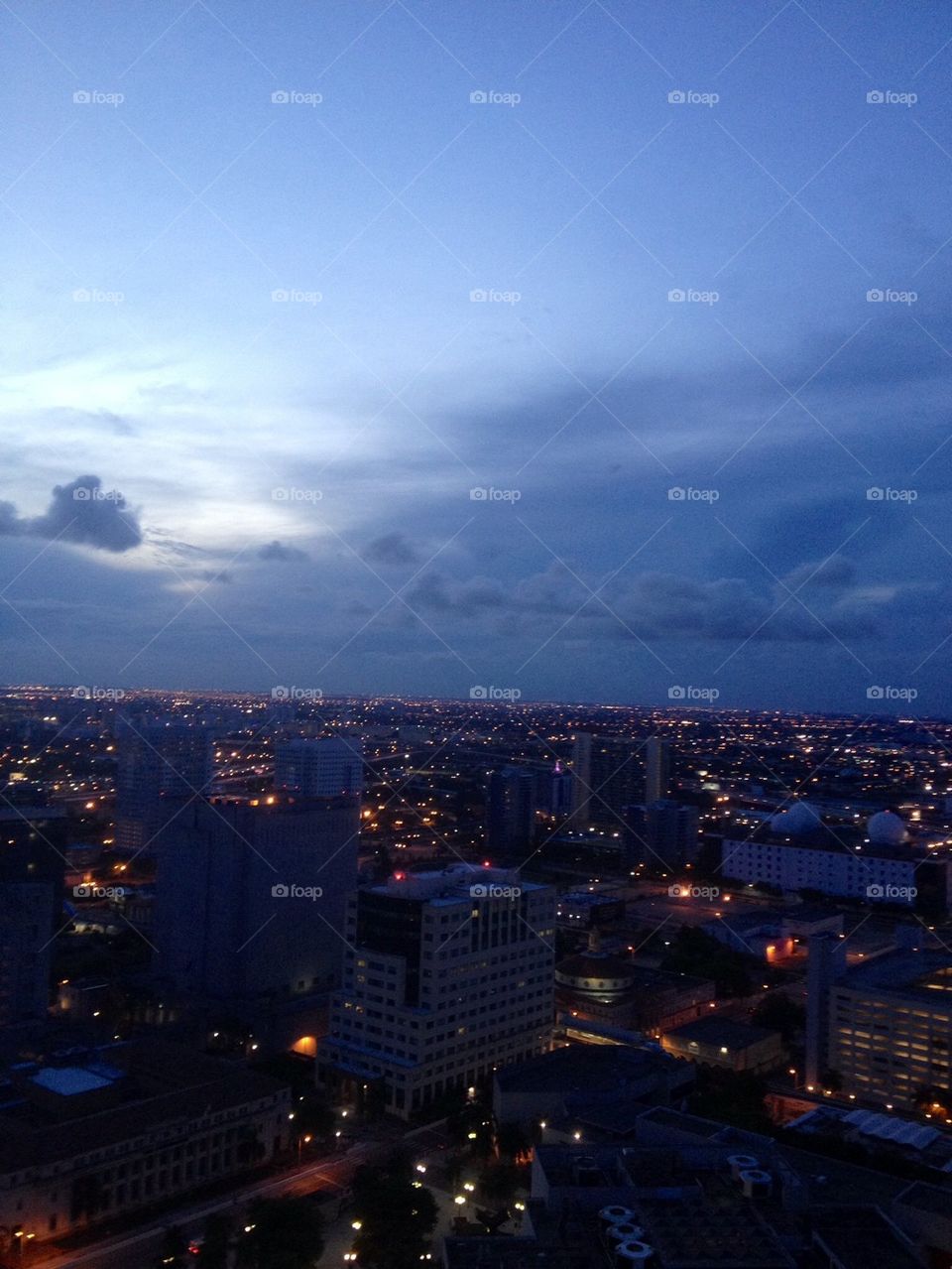 Downtown Miami sunset!