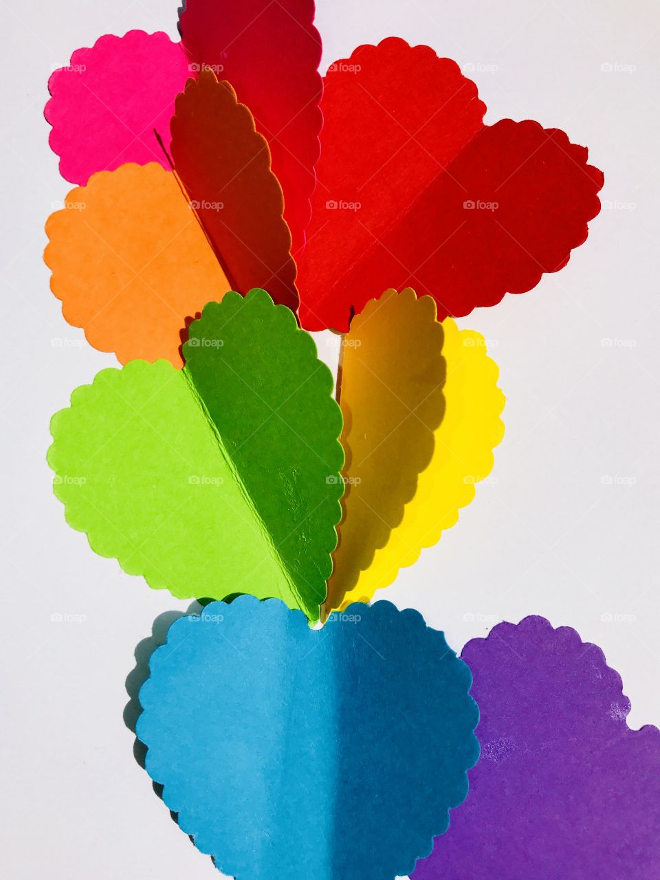 Application multicolore hearts 