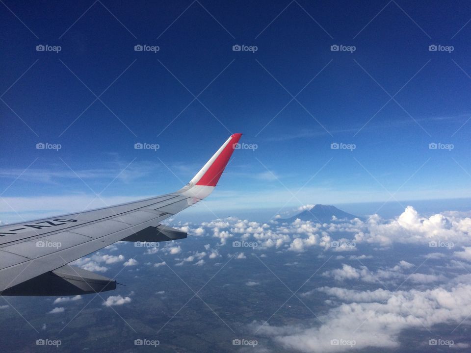 Sky view of MT.Agung