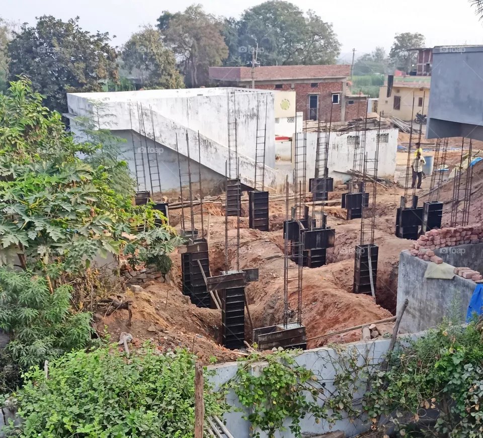 preparation of footings