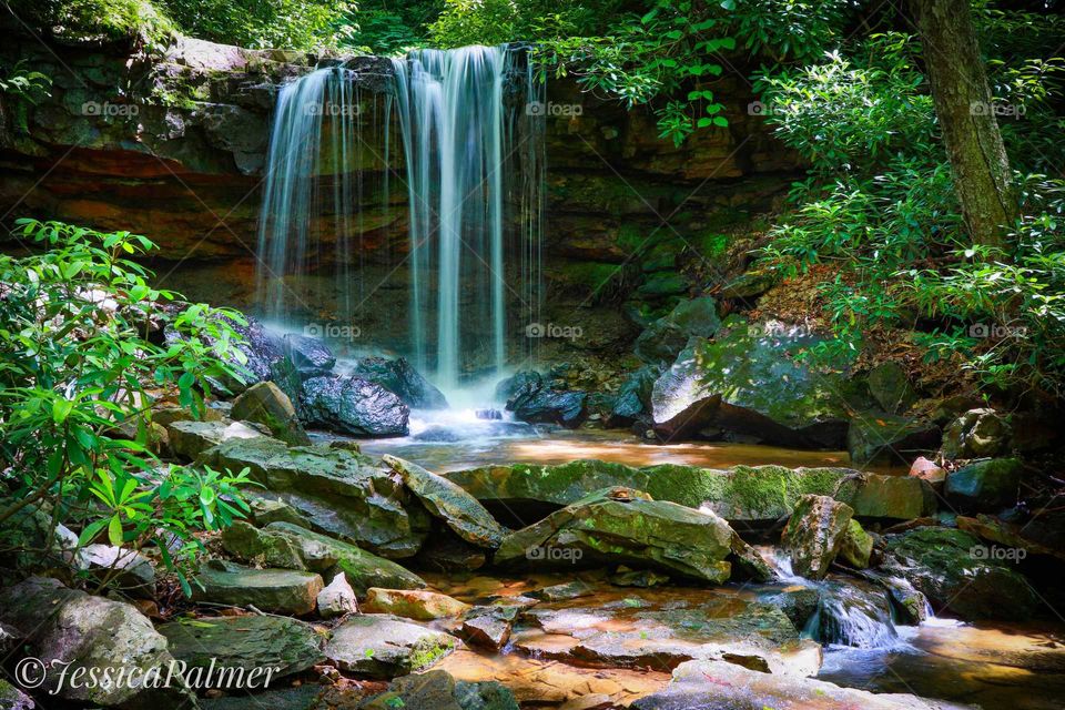 Western Pennsylvania hidden waterfall