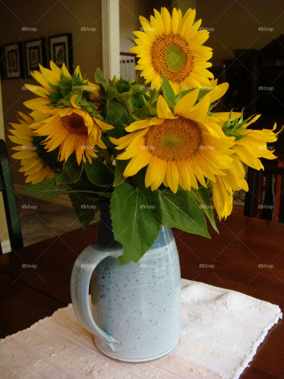 Sunflowers in Vase