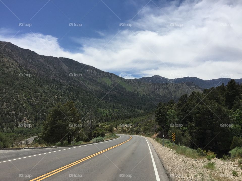 Road, Travel, Mountain, Landscape, Highway