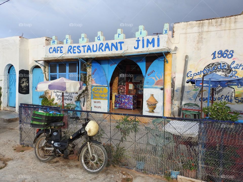 Bar outside Essaouira