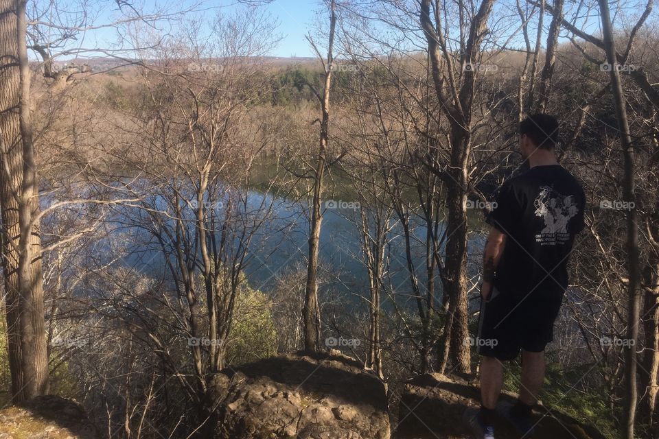 Perfect day hiking at Clark Reservation. 