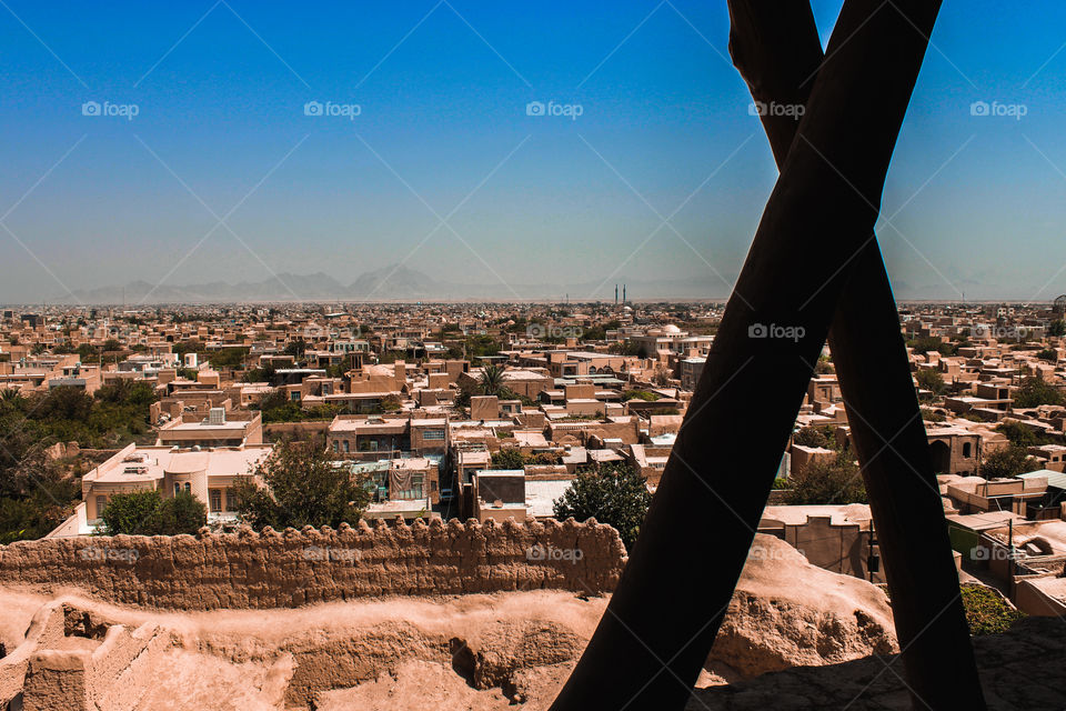 Ancient city of Maybod in Yazd, Iran.