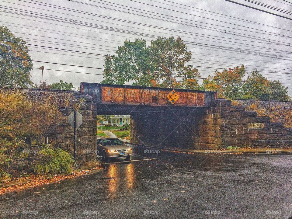 Driving home in the rain