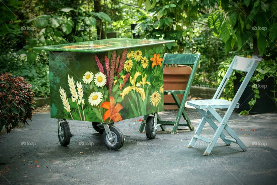 Painted Cart