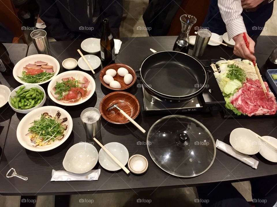 Japan style dinner