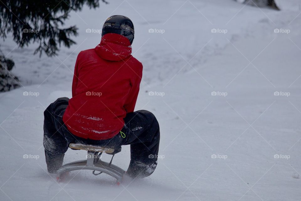 Male Sled Racer