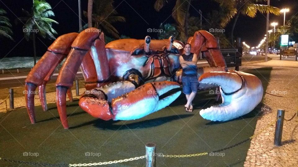 Escultura do caranguejo em Aracaju/SE