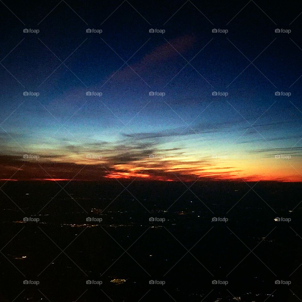 Sunset Beyond the Wing