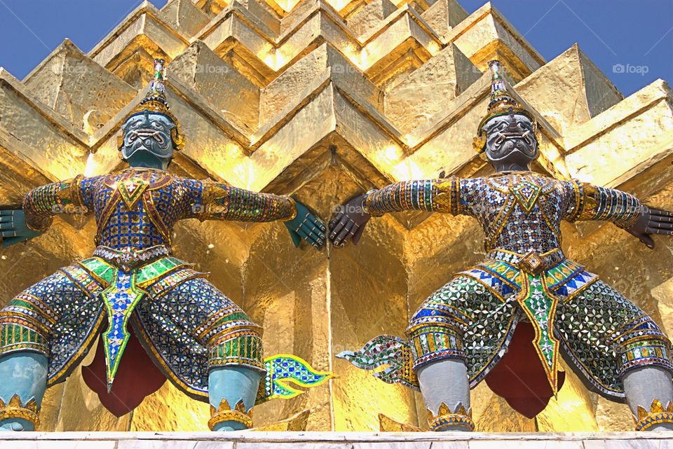 Low angle view of statue, Thailand