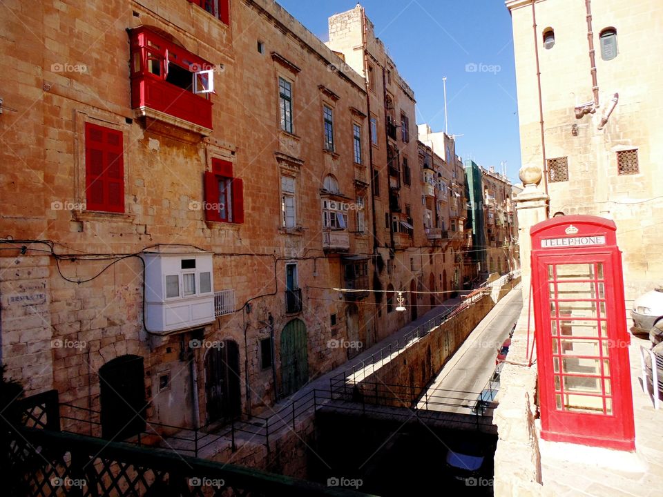 Maltese telephone booth