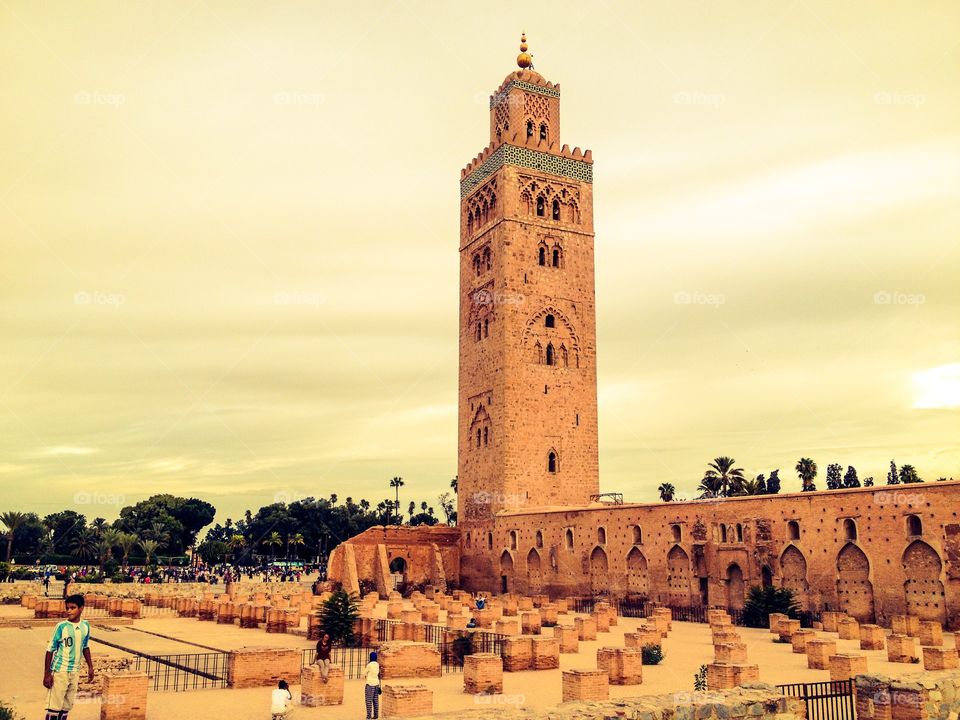 Marrakech main mosque 