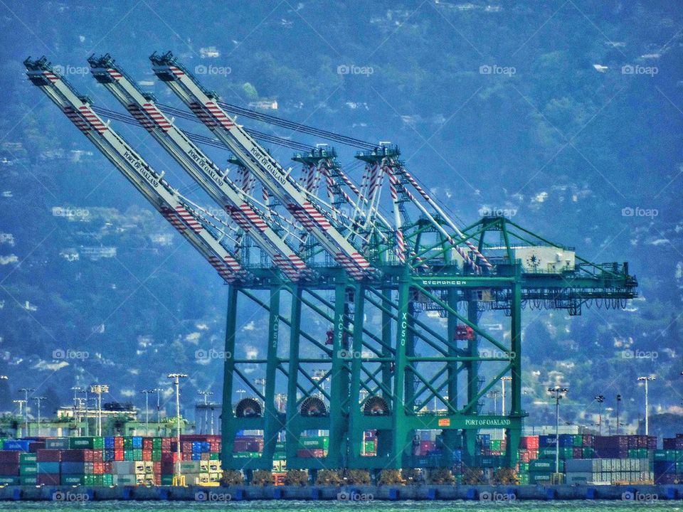 Commercial shipping port